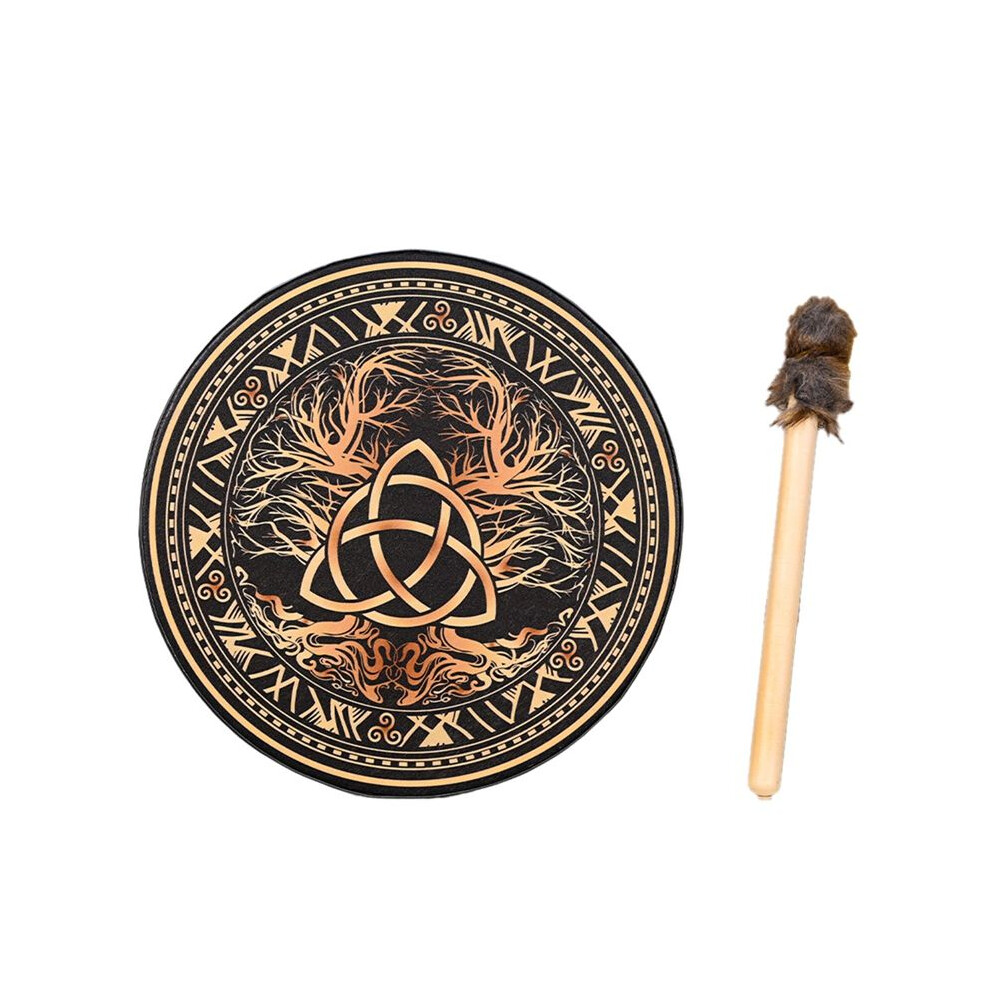 Celtic Drum With Drum Sticks Spiritual Healing Chakra Balancing Reflection Meditation Frame 4712483967164