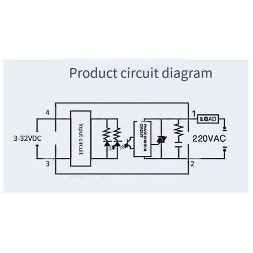 AC Control AC Single Phase Solid State Relay Single Phase SSR AA Solid State Relay 80AA 1