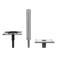 Sedile per Barca, Set Piedistallo Girevole-Eze da 3 PC, Base Girevole-Eze Zincata da 11 Pollici 3/4 Pollici
