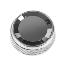 Console Multimedia Knob Button Cover Trim para 1 2 3 4 5 7 X1 X3 X4 X5 X6 7-Button IDrive (Crystal)
