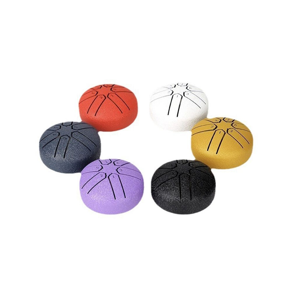 3 Inch 6 Tone Hollow Drum Steel Tongue Drum Hollow Drum Forget Worry Drum Percussion Instrument 6031550409207