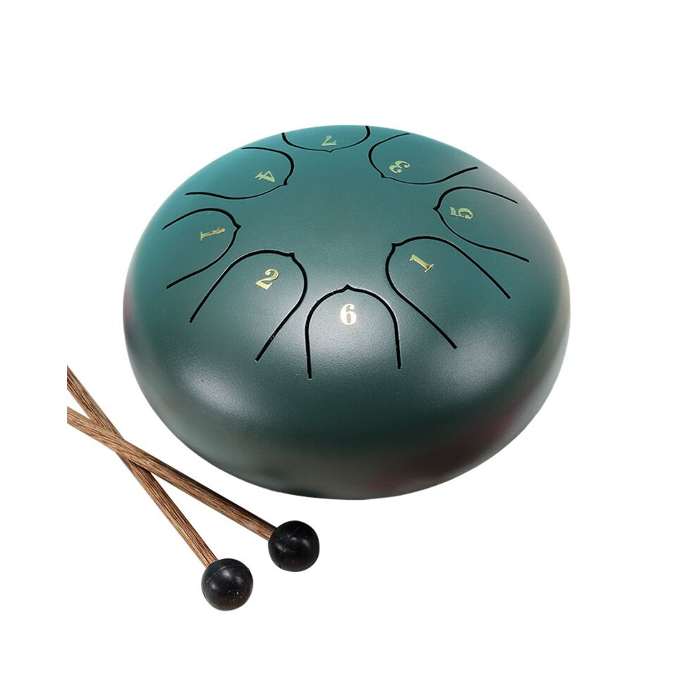 6Inch 8 Tone Hollow Drum Steel Tongue Drum Garden Rain Drum Steel Tongue Drum Outdoor Rain Drum Suitable For Beginners,F 4713257771970