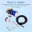 Controller Turbo Manuale Universale con Manometro 1-150 PSI SR20DET, Blu 3