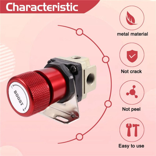 Universal Turbo Manual Boost Controller with Gauge 1-150 PSI SR20DET,Red 1