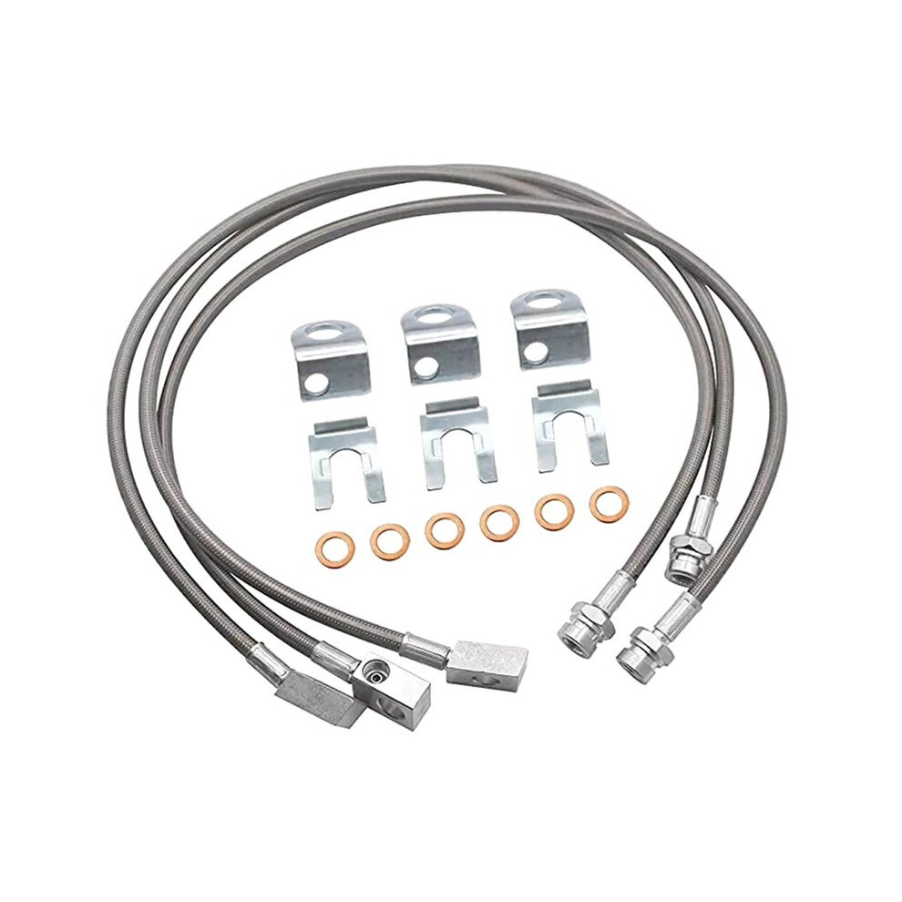Car Extended Stainless Brake Lines For Tj Yj 84-01 Cherokee Xj 87-06 6032493325838