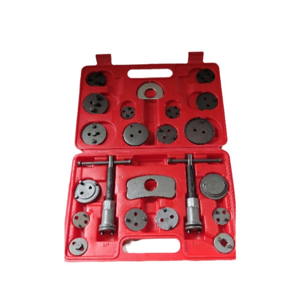 22Pcs Disc Brake Caliper Press Tool Kit Piston Caliper Compressor Tool Set For Brake Pad Replac Reset With Case Red 4712090056633