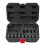 16-Piece Impact Brake Caliper Socket Tool Set , 1/2inch Drive Brake Adjusting Tool for 1