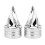 Chrome Front Axle Cap Nut Covers for  Electra Street Glide Dyna Low Rider 1