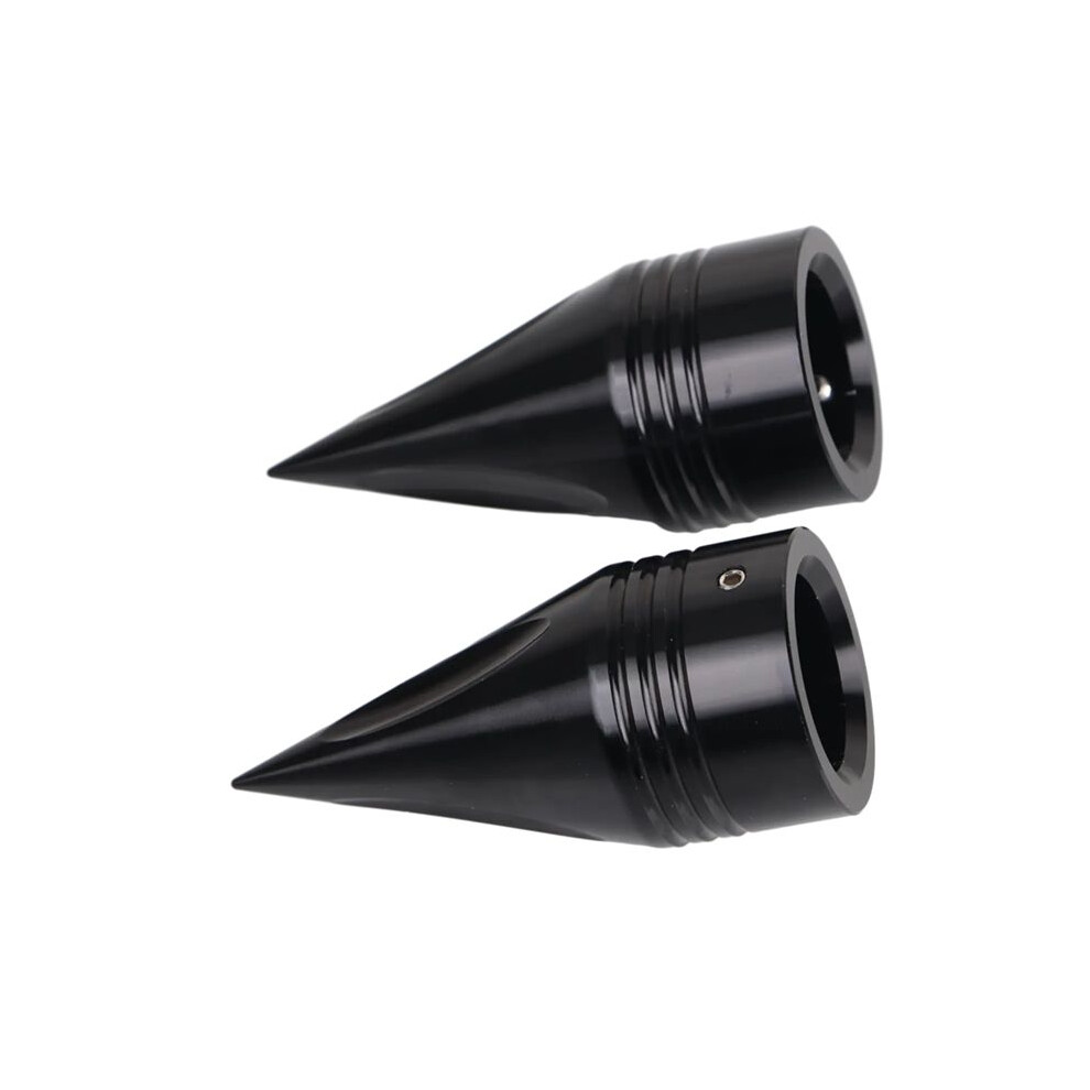 Front Axle Nut Covers Caps For Dyna Electra Road King Glide Black 4713499660773