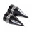 Black Front Axle Nut Covers Caps Kit for  Touring Road King 2