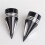 Black Front Axle Nut Covers Caps Kit for  Touring Road King 4