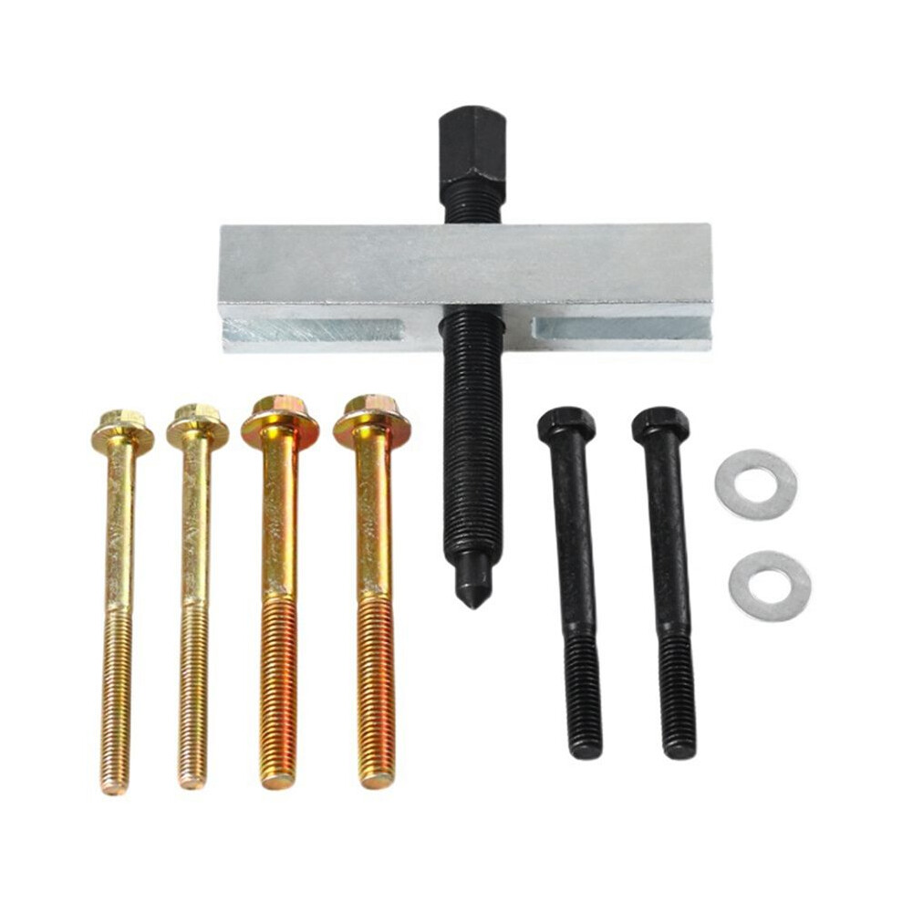Crankshaft Belt Pulley Removal Tool Fan Impeller Puller Motor Steering Wheel Brake Bearing Extractor For Car Repair Tool Light 6133064501474