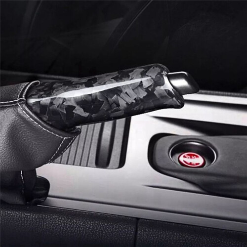 Bilhandbromshandtagsskydd Passar för  GTR R35 2009-2016 Smidda Kolfiber 2