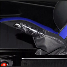 Auto-Handbremsgriffabdeckung, Passend für  GTR R35 2009-2016, Geschmiedete Kohlefaser