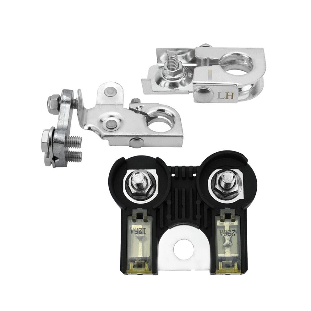 Battery Fuse And Positive & Negative Battery Terminal Clamps For F150 2011-2014 Replace Al3z-14526-Aa (125A/250A) 4712090072480