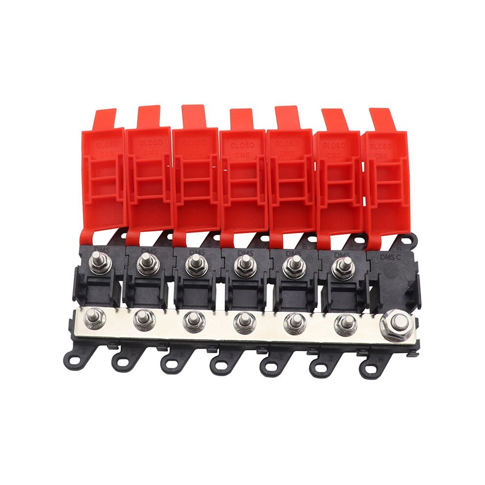 6 Way Distribution Block Car Midi Fuse Box Block Holder 200A Bolt Fuse Type Power Distribution For Rv Car Boat Bus 6034197717889