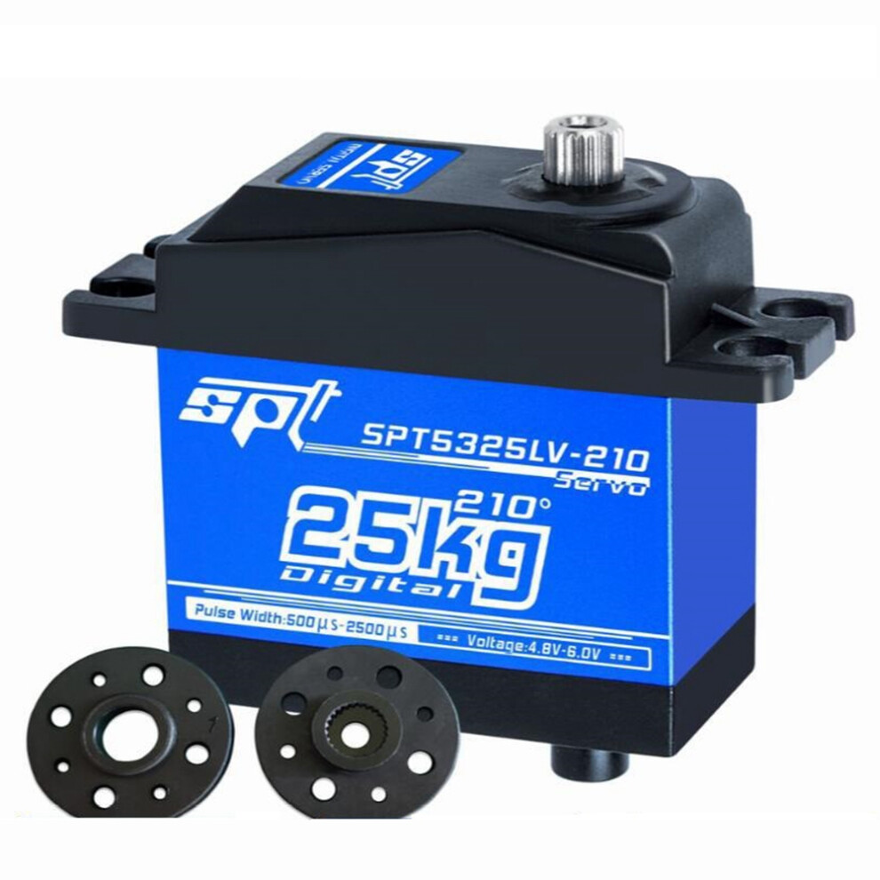 Spt 5325Lv Dual Axis Servo 210 25Kg High Torque Metal Gear Digital Servo For Rc Robot Diy Parts 4712405995725