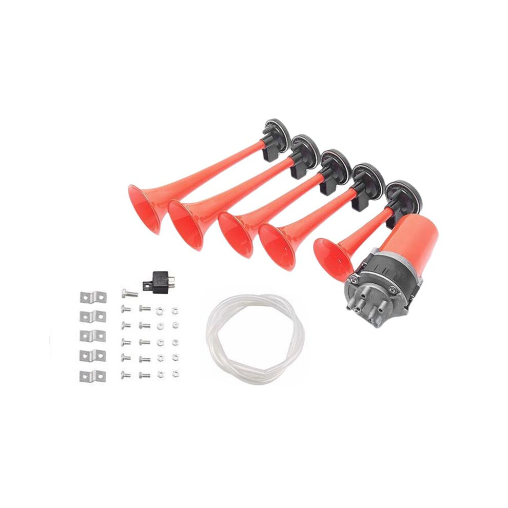 12V 125Db Car Musical Air Horns Universal Trumpet Super Louder Air Horns For Car Truck Boat 6031120235762