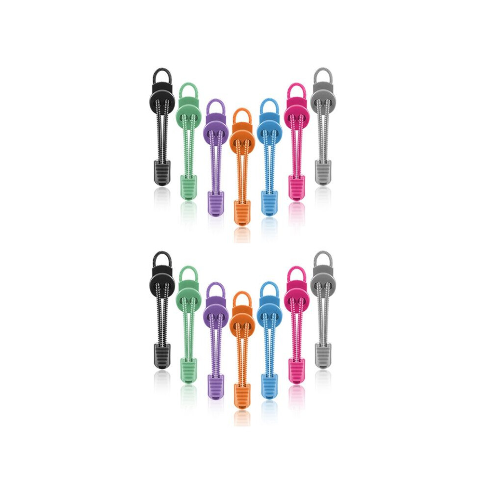 7Pair Shoelaces For Sneaker Elastic No Tie Shoe Laces Stretching Lock Lazy Laces Quick Rubber Shoelace Round Shoestrings 4711095224702