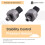 2Pcs URO Parts 34521164458 55CP09-03 Stability Control Pressure Sensor for Dynamic Stability Control (DSC) 2