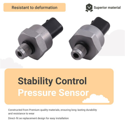 2Pcs URO Parts 34521164458 55CP09-03 Stability Control Pressure Sensor for Dynamic Stability Control (DSC) 1