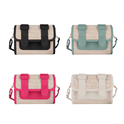 Classical Retro Small Shoulder Bag Underarm Pouch for-Pink 1