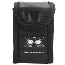 Battery Bag For Drone, Flame Retardant Explosion Proof Battery Storage Case Heat Resistant Safe Bag Compatible With DJI Mavic Air 2, Fireproof Dust Pr