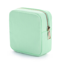 Mini sac à cosmétiques tendance et pratique, pochette de-Vert