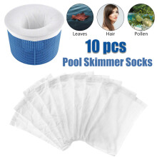 Elastic Non-Woven Pool Strainer Net, Superfine Mesh Ensures Effective Debris Removal, Convenient Shallow Mouth Design, Essential For Pool Cleaning