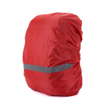 Rucksack-Abdeckung mit reflektierendem Streifen,-Rot M