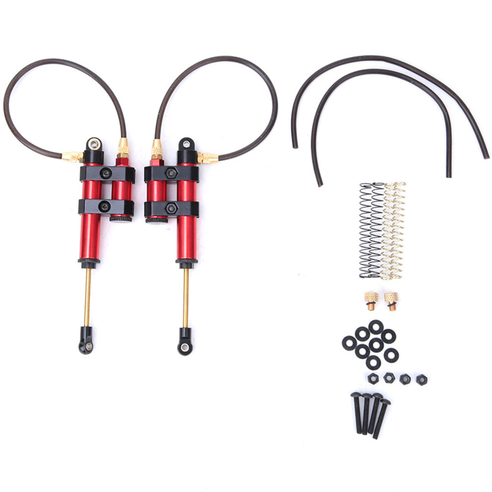 Rc Shock Absorber Damper Metal Lightweight High Strength Durable Rc Crawler Car Compatible Aluminum Alloy Shocks Easy To Install With Spring For Scx10 9463374858379