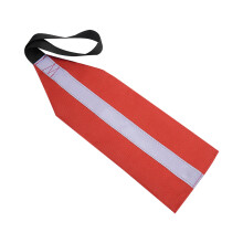 Safety Travel Flag For Kayak SUP Canoes, High Visibility Red Warning Flag With Reflective Tape Premium Material Oxford Cloth Towel Flag For Outdoor Ka