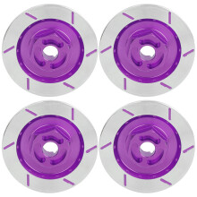 Aluminum Hex Brake Disc Wheel Hubs for RC Car, High Quality Aluminium Alloy Spacers with CNC Machined Design, Compatible with 1/10 Scale On Road Racin