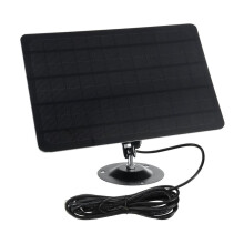 Κιτ ηλιακού πάνελ 10W για κάμερα USB, γρήγορη εγκατάσταση, αποτελεσματική φόρτιση,