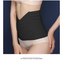 Cinta pós-parto ajustável com suporte pélvico para alívio da dor nas costas, material respirável, para correção postural e compressão