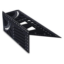 Règle de mesure en alliage d'aluminium, outil de mesure d'angle d'onglet 3D avec matériau de qualité supérieure pour diverses tâches de