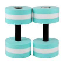 Waterproof EVA Foam Dumbbells for Water Fitness Yoga Sports - 2.0 lbs Blue
