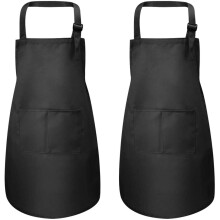 Schadstofffreie, BPA-freie Kinderschürzen, bequeme, verstellbare Schürzen mit zwei Taschen zum Kochen, Backen und Basteln, individuelles Design mit