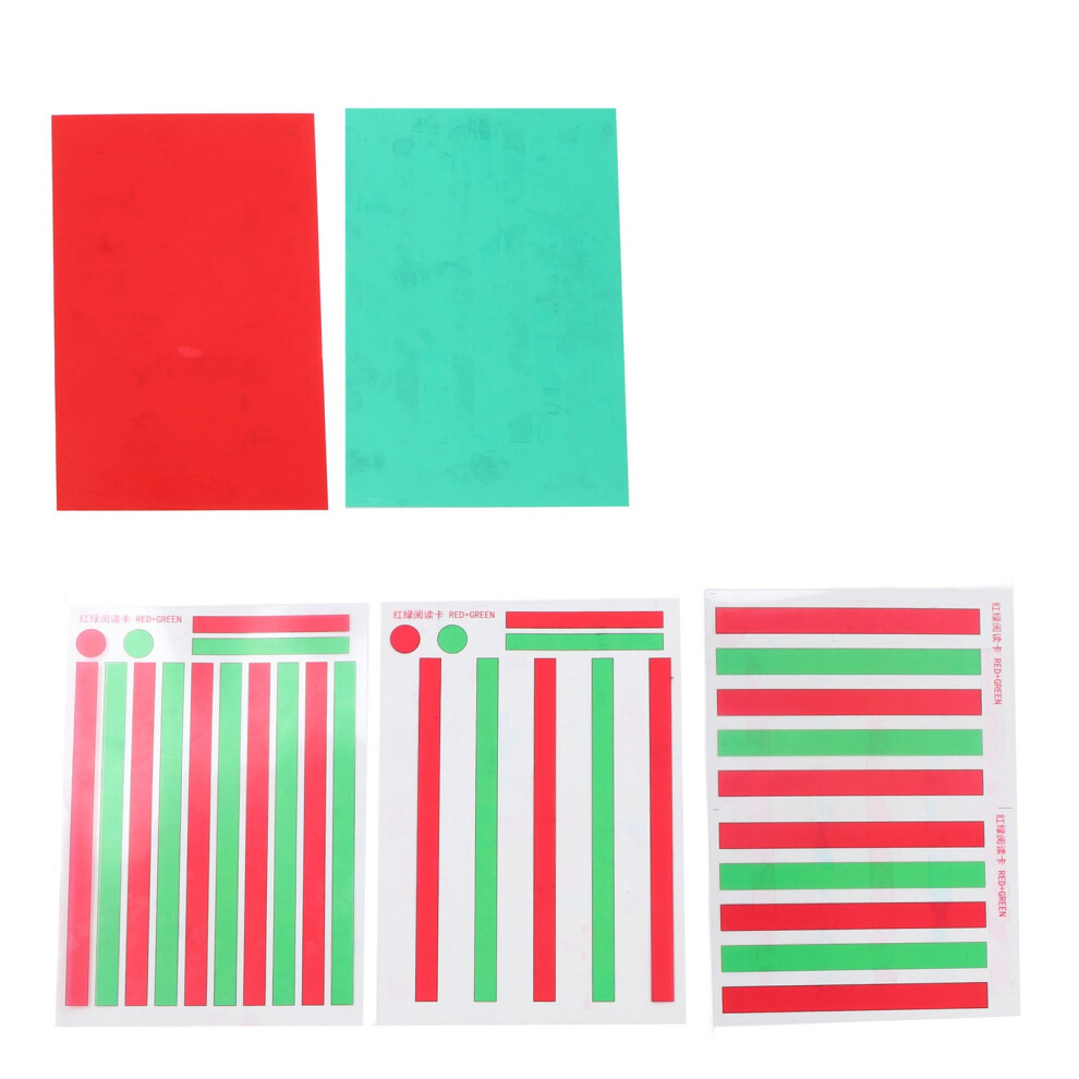 Red/Green Vision Reading Aid Â Abs Plastic, Amblyopia, Myopia Corrector