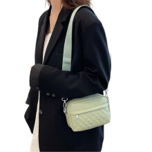 Sac à bandoulière polyvalent, sacoche de grande capacité-Vert