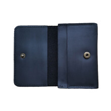 Porte-monnaie élégant porte-cartes en PU sac d'argent-Noir