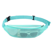 Sac à main en maille transparent, sac à bandoulière, sac de-Bleu