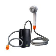 Portable Camping Shower, Upgraded Outdoor Electric Shower with 6000mAh Battery, Intelligent Digital Display, Ideal for Camping, Hiking, Pet Cleaning,