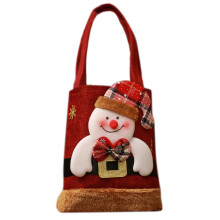 Weihnachtliche dekorative Beuteltasche für Kinder,-Schneemann