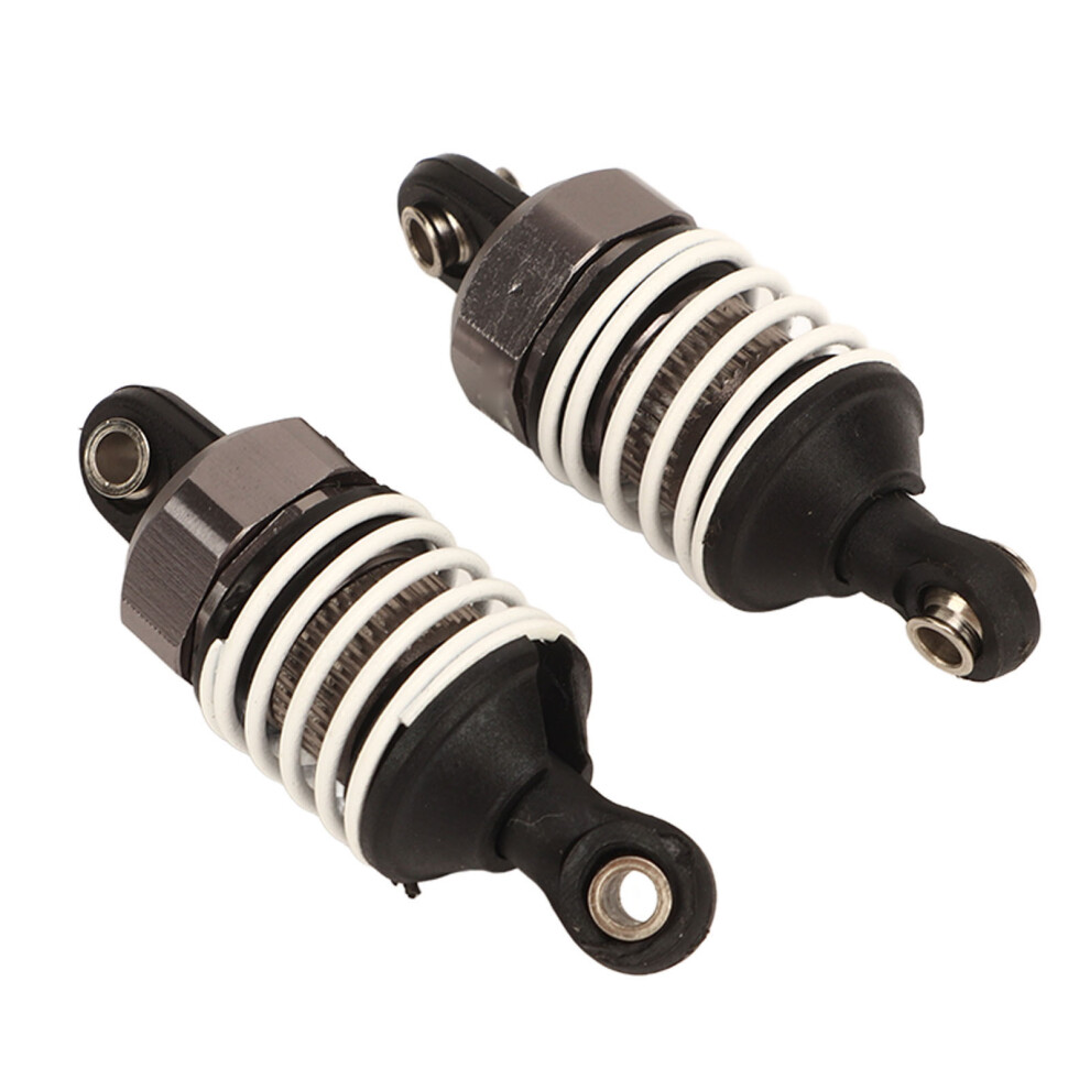 2Pcs Aluminum Alloy Rc Shock Absorbers For 1/16 S16 Ex16, Titanium Color 4361370594848