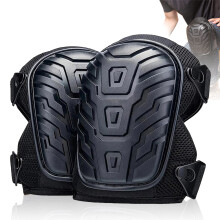 Professional Knee Pads For Work, Thick Gel Cushion With Breathable Mesh Fabric, Strong & Heavy Duty Industrial Tactical Knee Pads For Construction, Pl