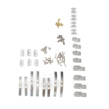 Aluminiumlegierung Stoßdämpfer-Zubehör für WPL B4 24 1/16 RC Fahrzeug Silber