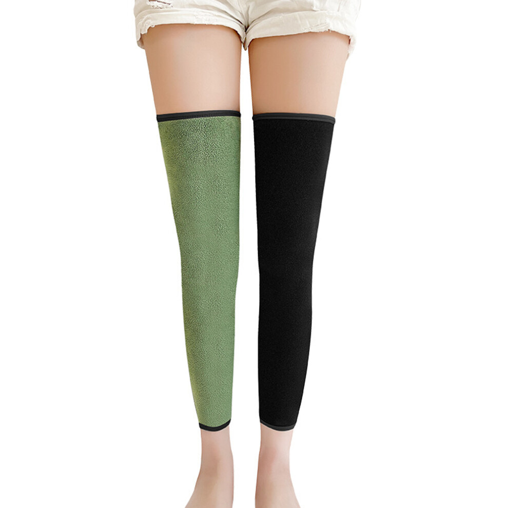 Thermal Cover for Knee Support, Windproof Knee Brace with Compression Technology Thickened Warm Knee Sleeves for Pain Relief and Injury Prevention, Id