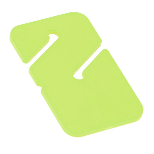 Glow In The Dark Cave Diving Line Rectangular Marker Easy Identification Underwater Navigation Tool Premium ABS Material Compact Design Corrosion Resi 1