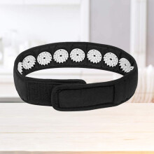 Acupuncture Massage Belt, Relax Body and Mind, Headache Relief Acupressure Points for Yoga and Daily Exercise (Black)